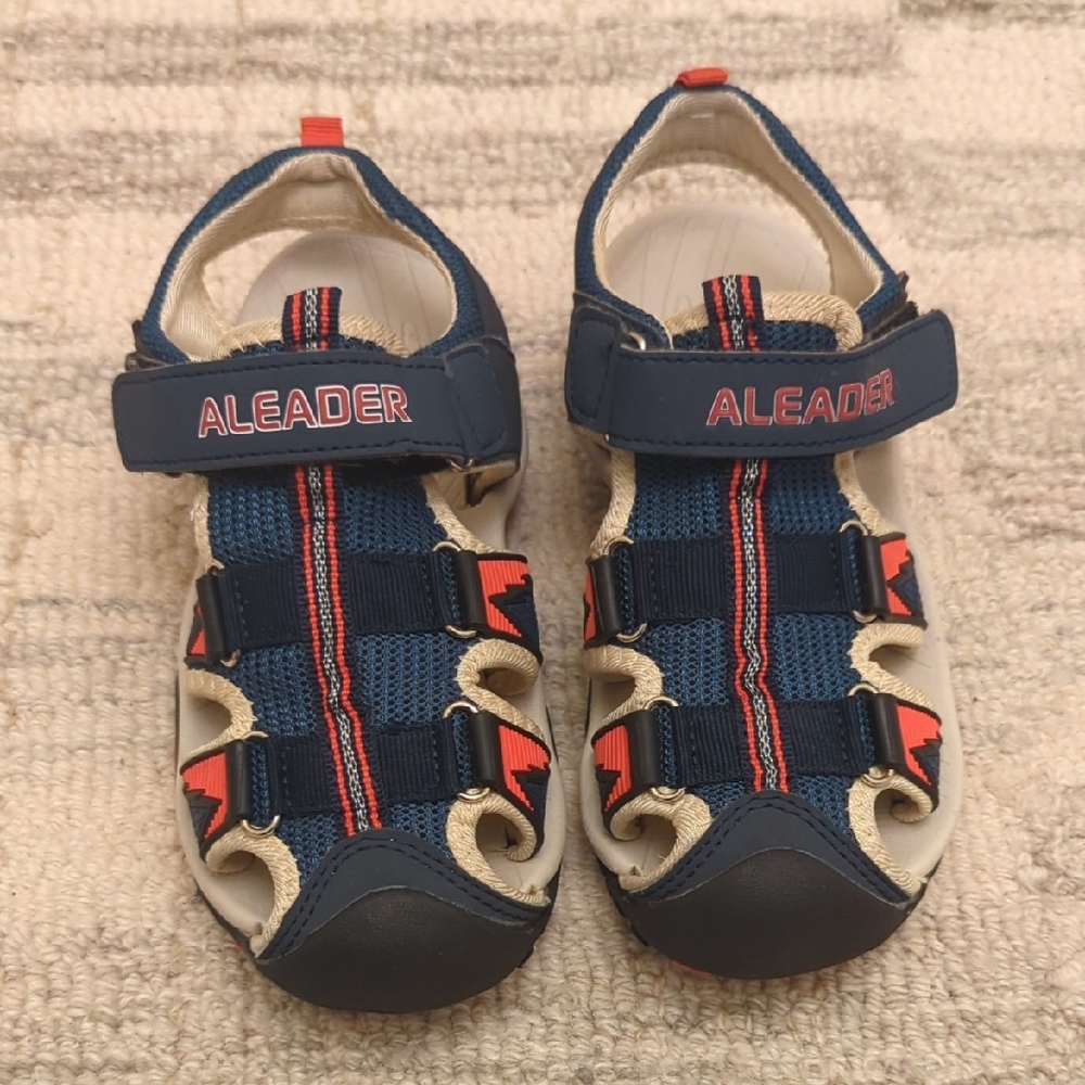 Kids Blue and Red Sandals